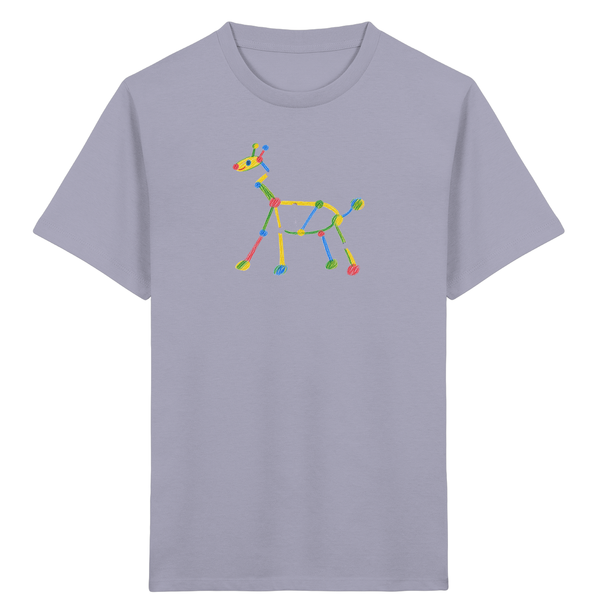 Farbpunkt Giraffe Kinder T-Shirt - Kinder Bio T-Shirt