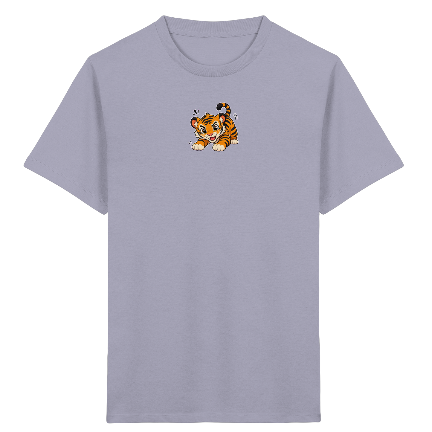Verspielter Tiger: Fröhliches Kinder T-Shirt - Kinder Bio T-Shirt