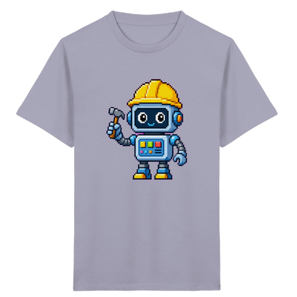 Pixel-Roboter mit Hammer: Retro Kinder-T-Shirt - Kinder T-Shirt