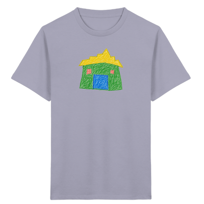 Grünes Haus mit Stufendach - Kinder Bio T-Shirt