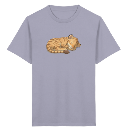 Schlafende Katze Kinder T-Shirt - Kinder Bio T-Shirt