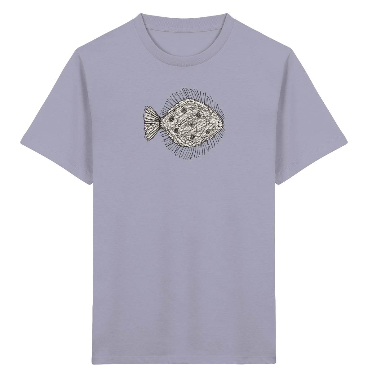 Flunder von oben - Kinder Bio T-Shirt
