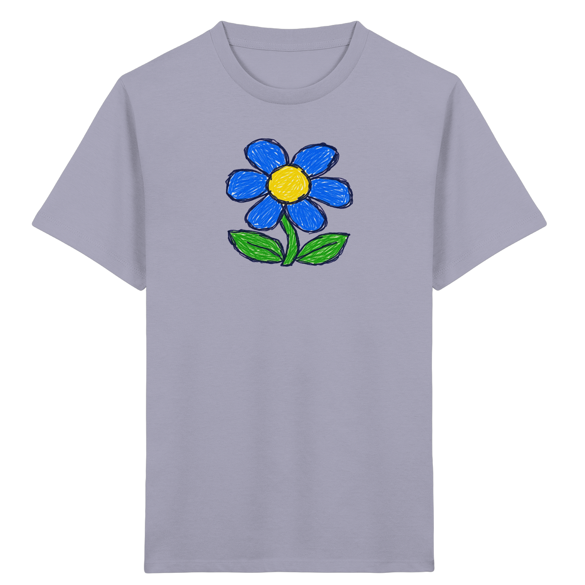 Kritzel Gänseblümchen für Kinder - Kinder Bio T-Shirt