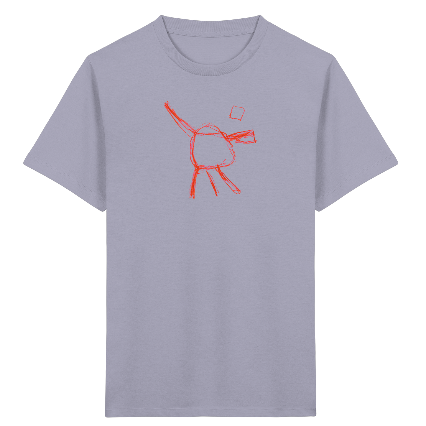 Orange Wackelfigur für Kinder - Kinder Bio T-Shirt