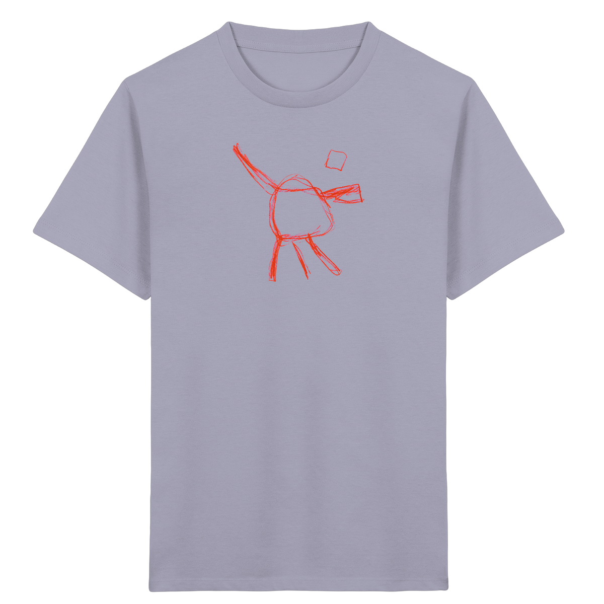 Orange Wackelfigur für Kinder - Kinder Bio T-Shirt