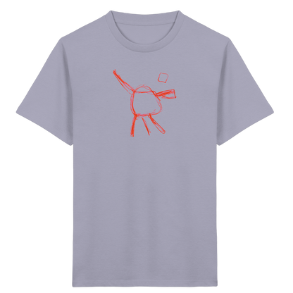 Orange Wackelfigur für Kinder - Kinder Bio T-Shirt