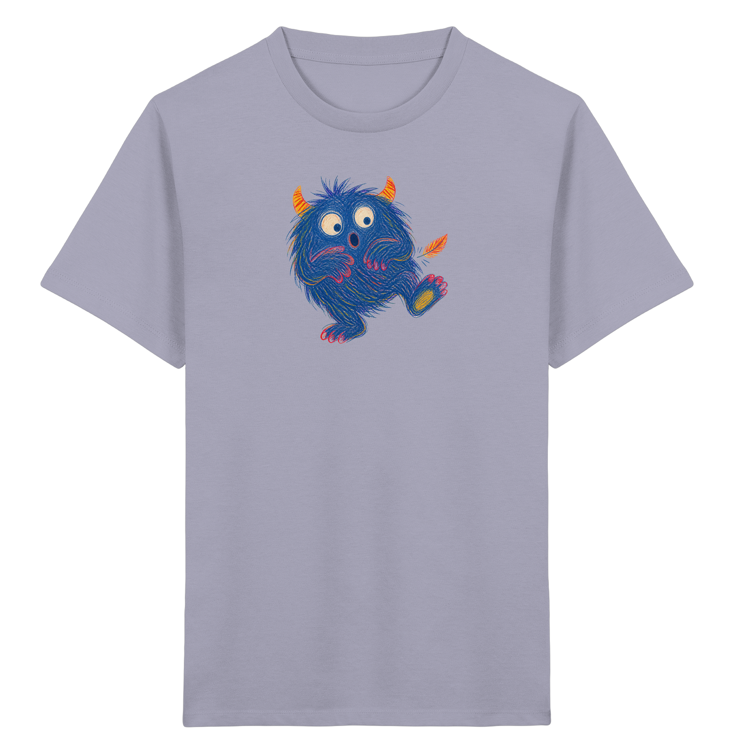 Kitzelzottel lacht im Federkitzel - Kinder Bio T-Shirt