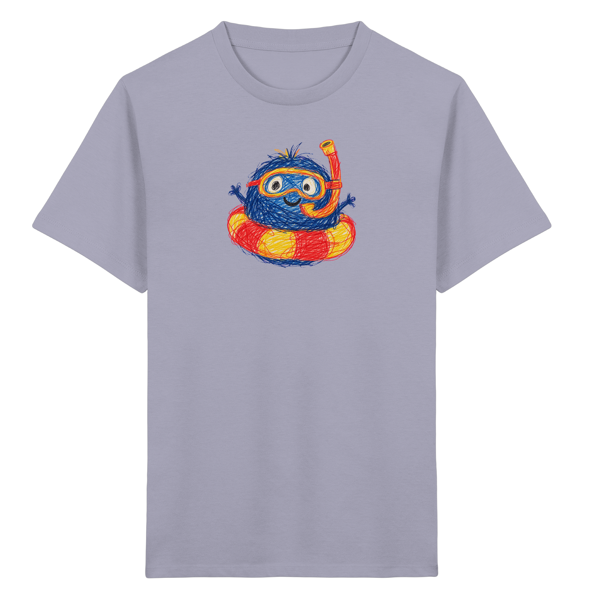 Schnorchelmumpf im Schwimmring – Kinder T-Shirt