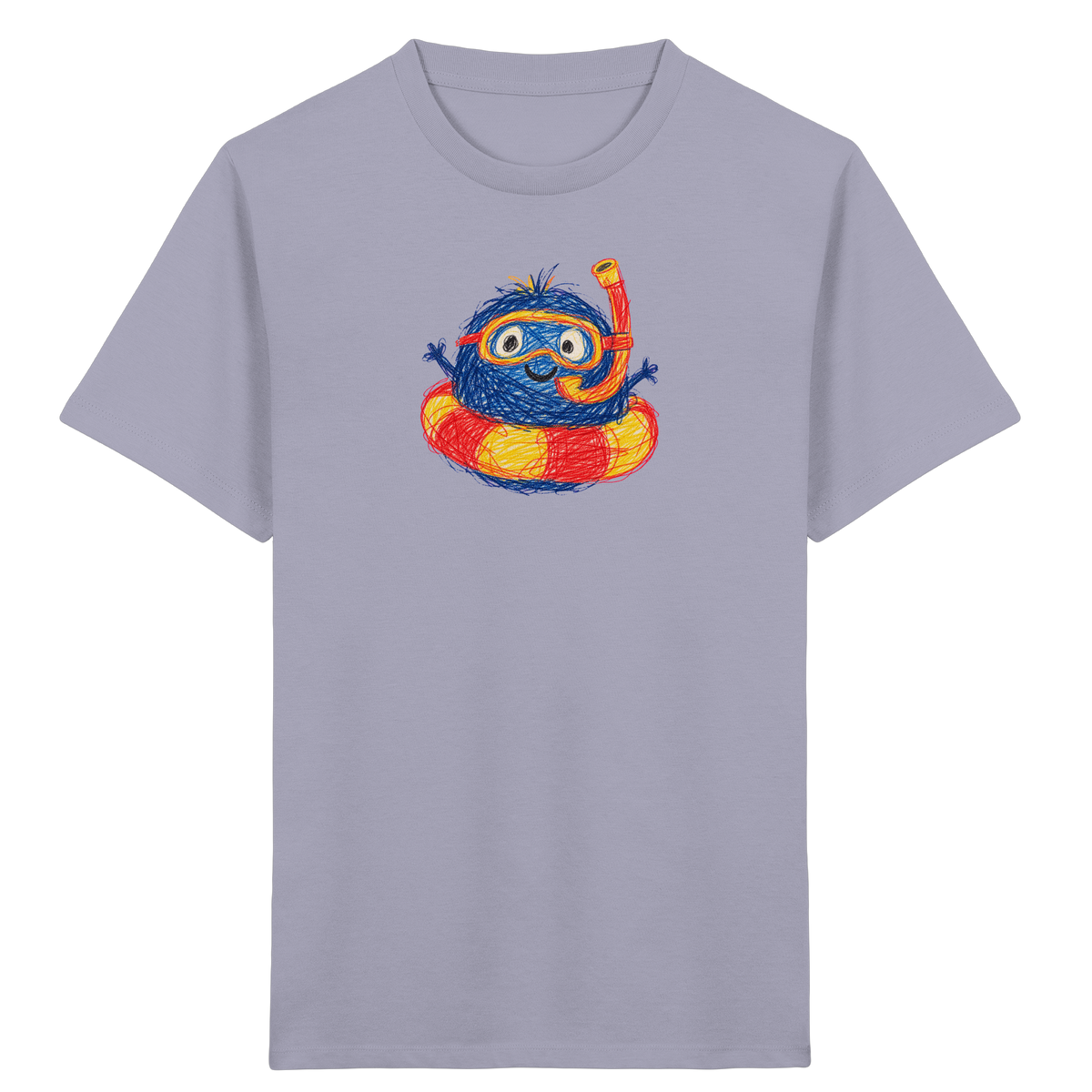 Schnorchelmumpf im Schwimmring - Kinder Bio T-Shirt