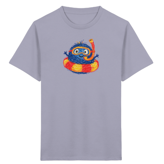 Schnorchelmumpf im Schwimmring - Kinder Bio T-Shirt
