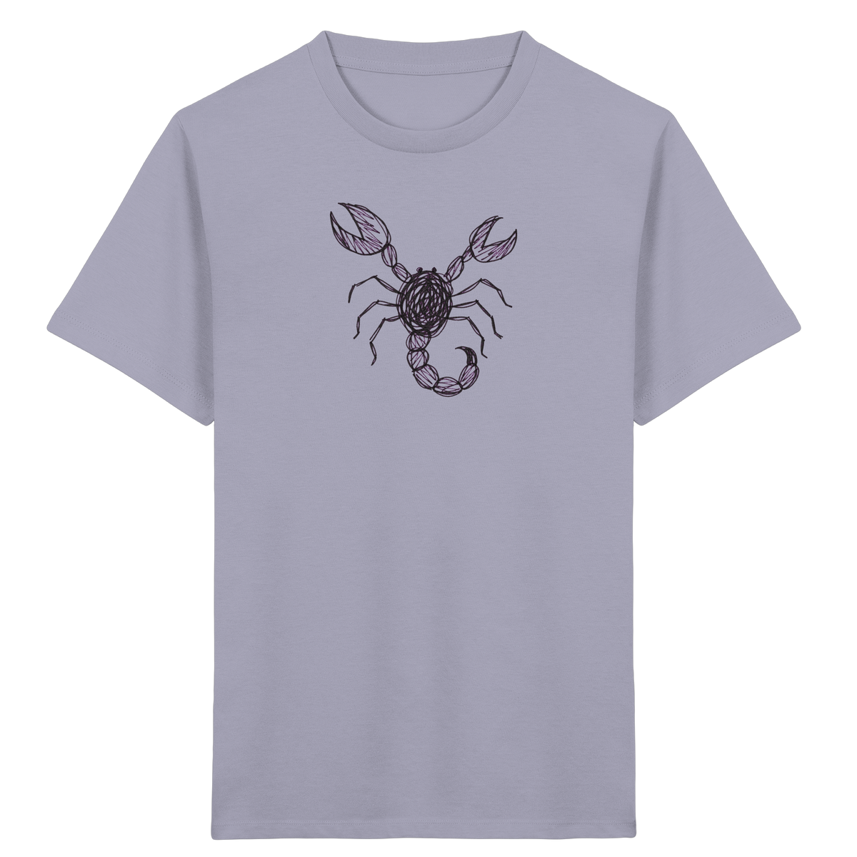 Skorpion von oben gezeichnet - Kinder Bio T-Shirt
