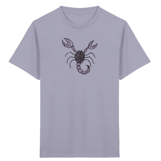 Skorpion von oben gezeichnet - Kinder Bio T-Shirt