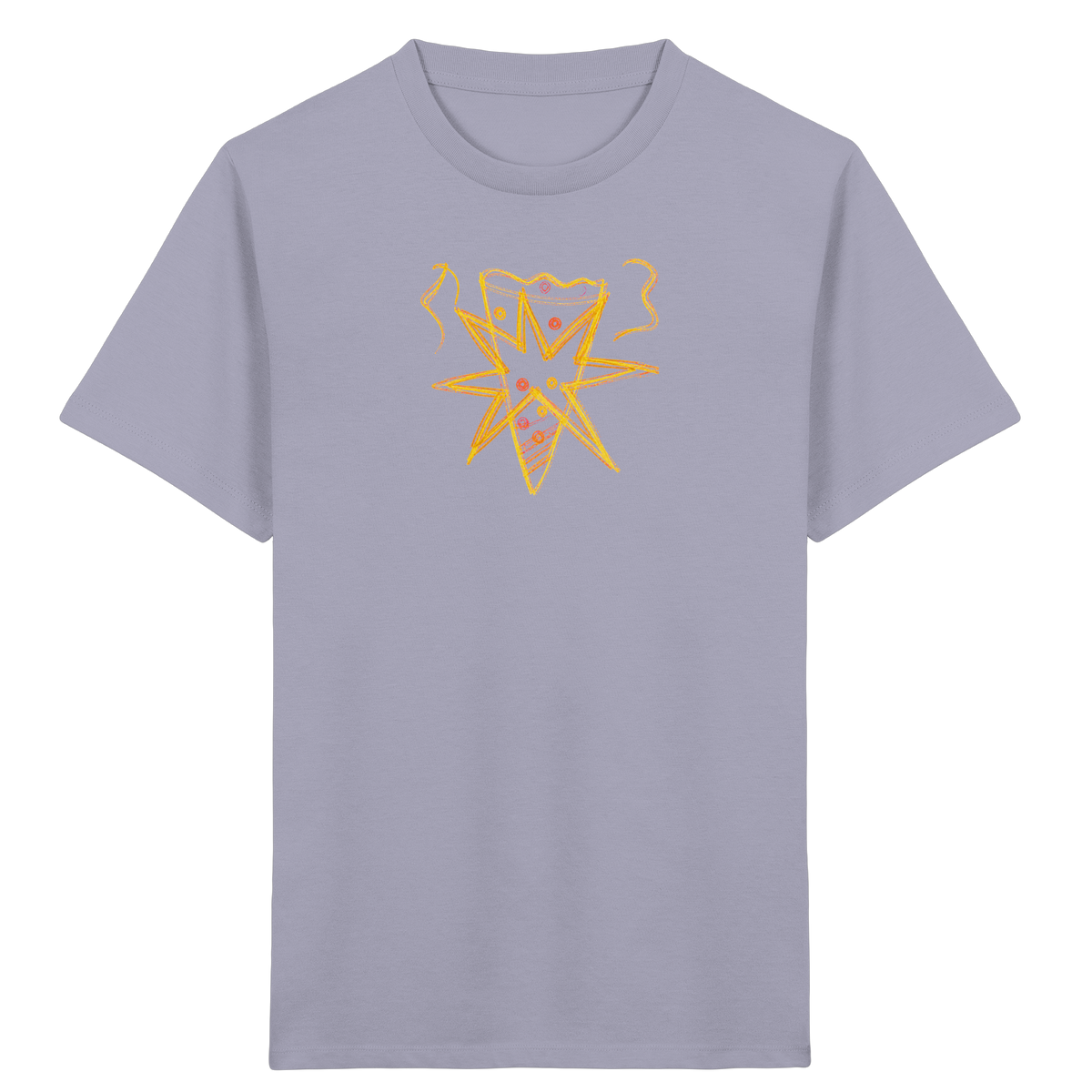 Currygelbe Sternenschultüte für Kinder - Kinder Bio T-Shirt
