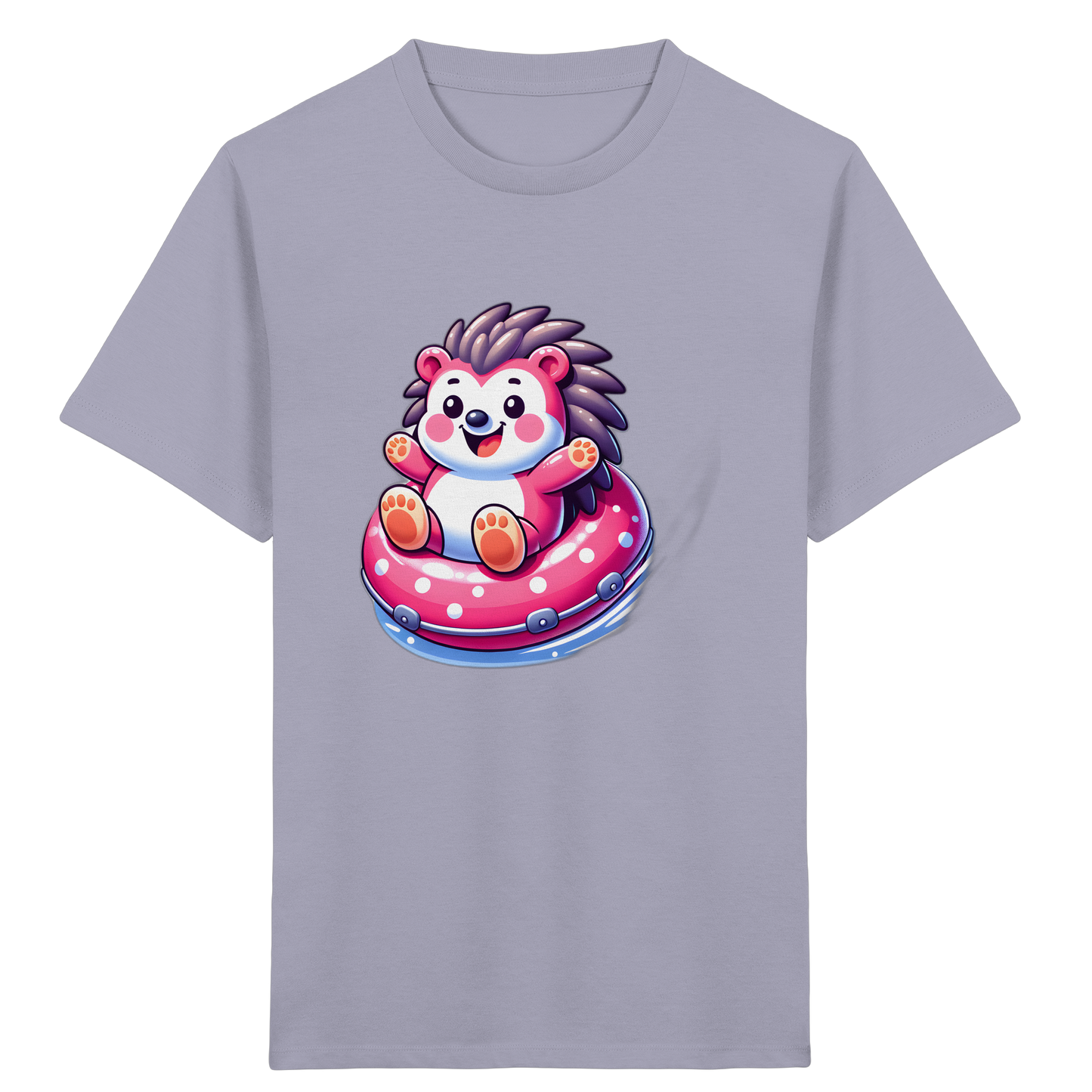 Igel im Schwimmring: Sommer-T-Shirt - Kinder Bio T-Shirt