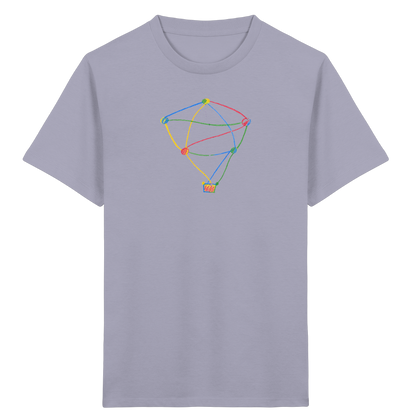 Farbpunkt Heißluftballon Kinder Shirt - Kinder Bio T-Shirt