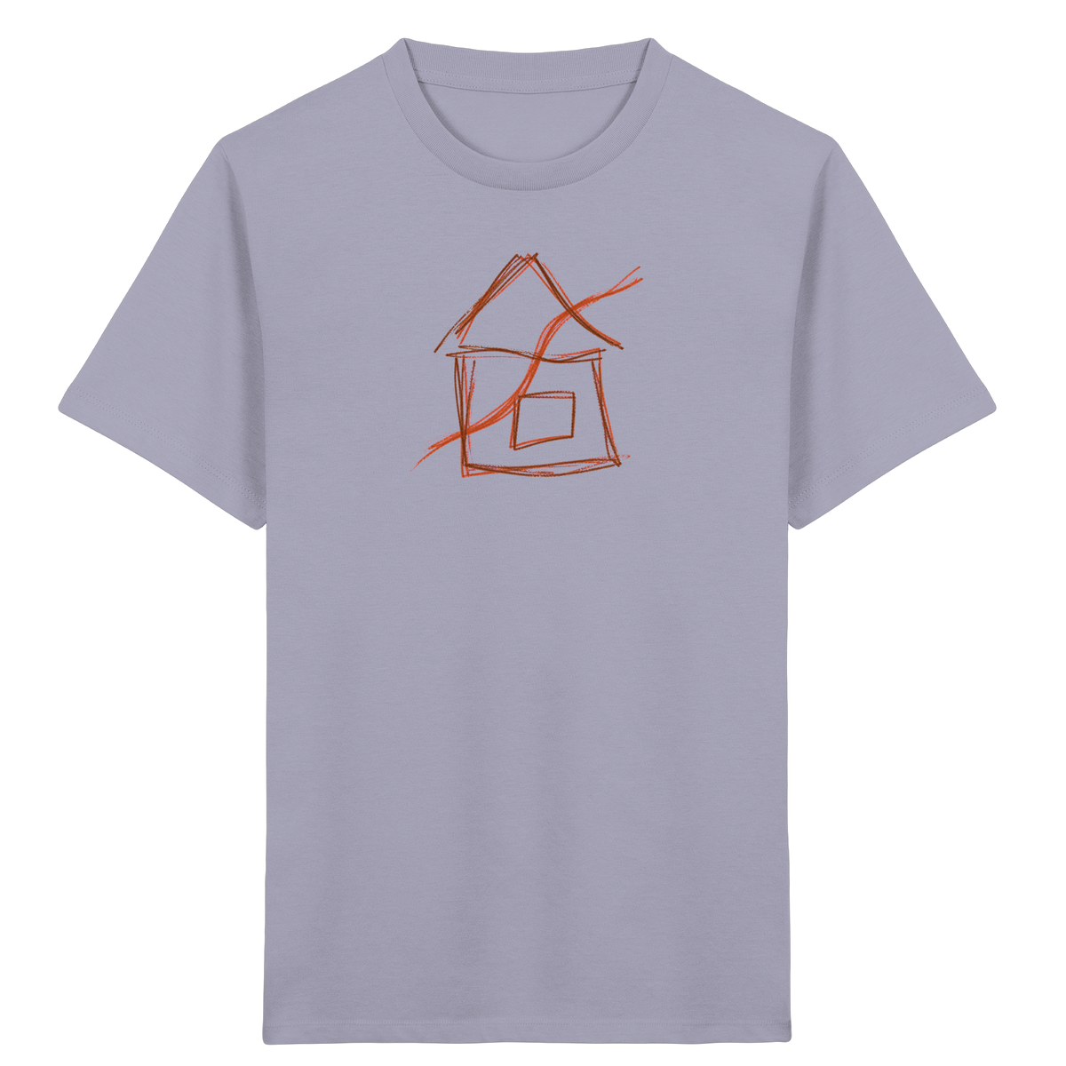 Braunes Eckenhaus Kinder T-Shirt - Kinder Bio T-Shirt
