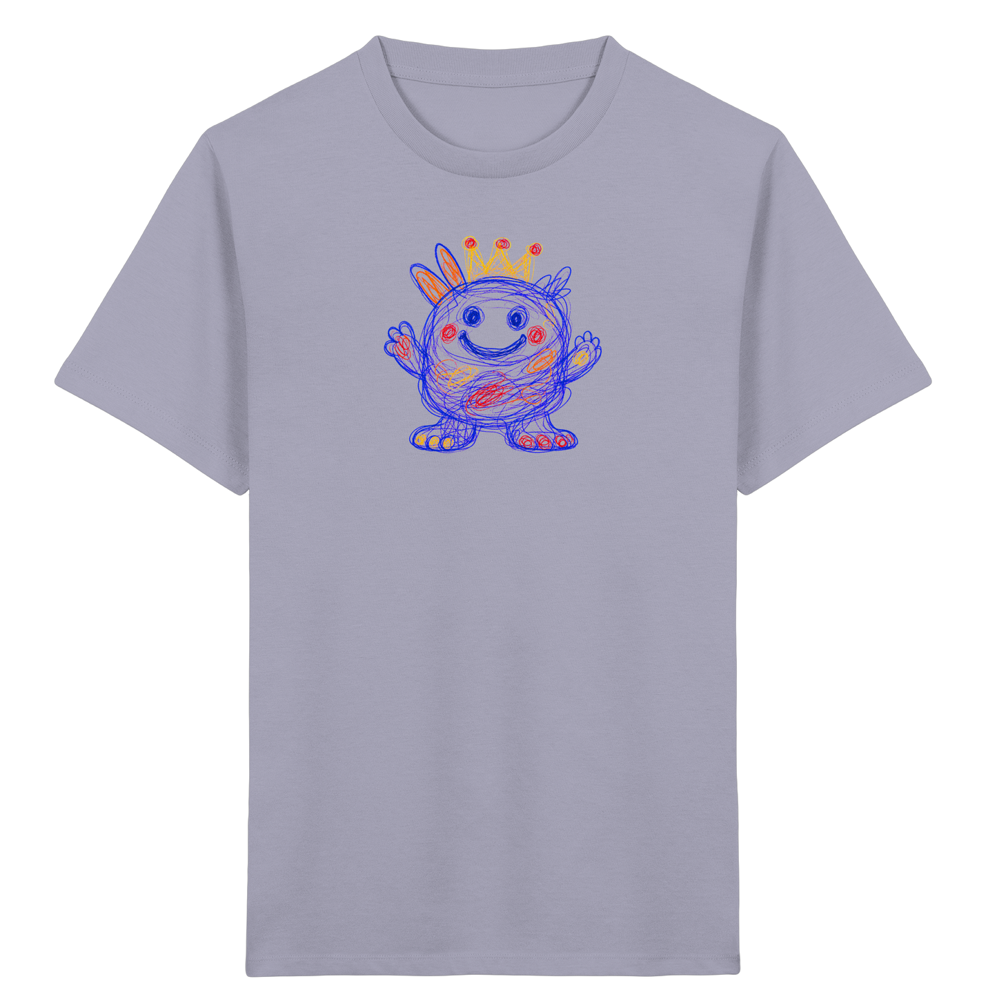 Kringelkrone Kritzelmonster Kinder Shirt - Kinder Bio T-Shirt