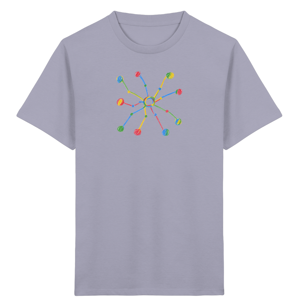 Bunte Farbpunkt Spinne - Kinder Bio T-Shirt