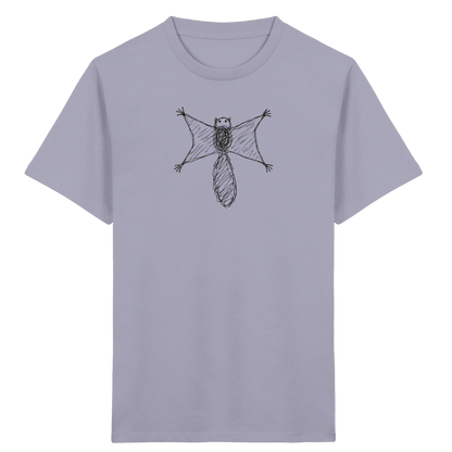 Flughörnchen von oben - Kinder Bio T-Shirt