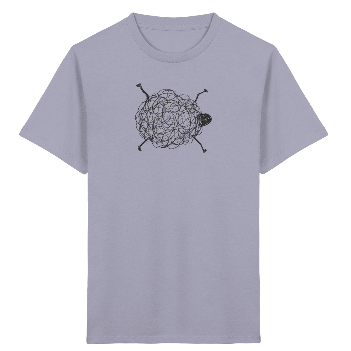 Schaf von oben Shirt - Kinder Bio T-Shirt