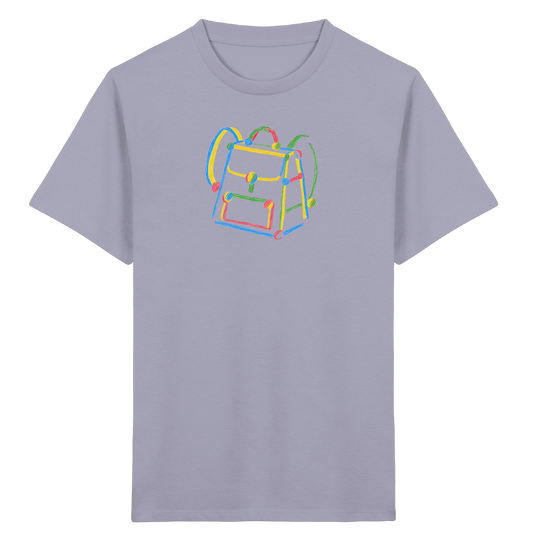Bunter Kritzel Rucksack - Kinder Bio T-Shirt