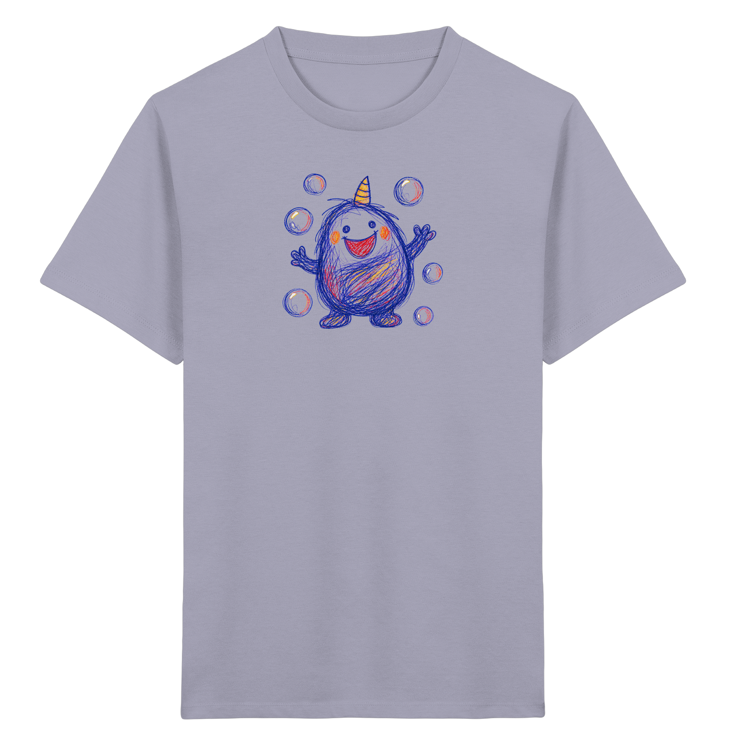 Seifenblasenmumpf mit Horn - Kinder Bio T-Shirt