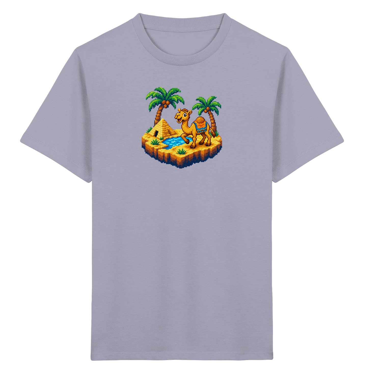 Verspieltes Pixel-Art Kamel Kinder T-Shirt - Kinder Bio T-Shirt