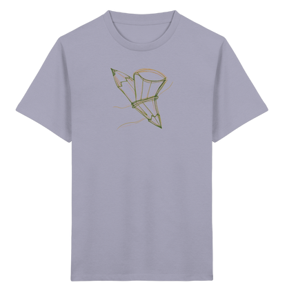Waldgrüne Bleistift-Schultüte - Kinder Bio T-Shirt