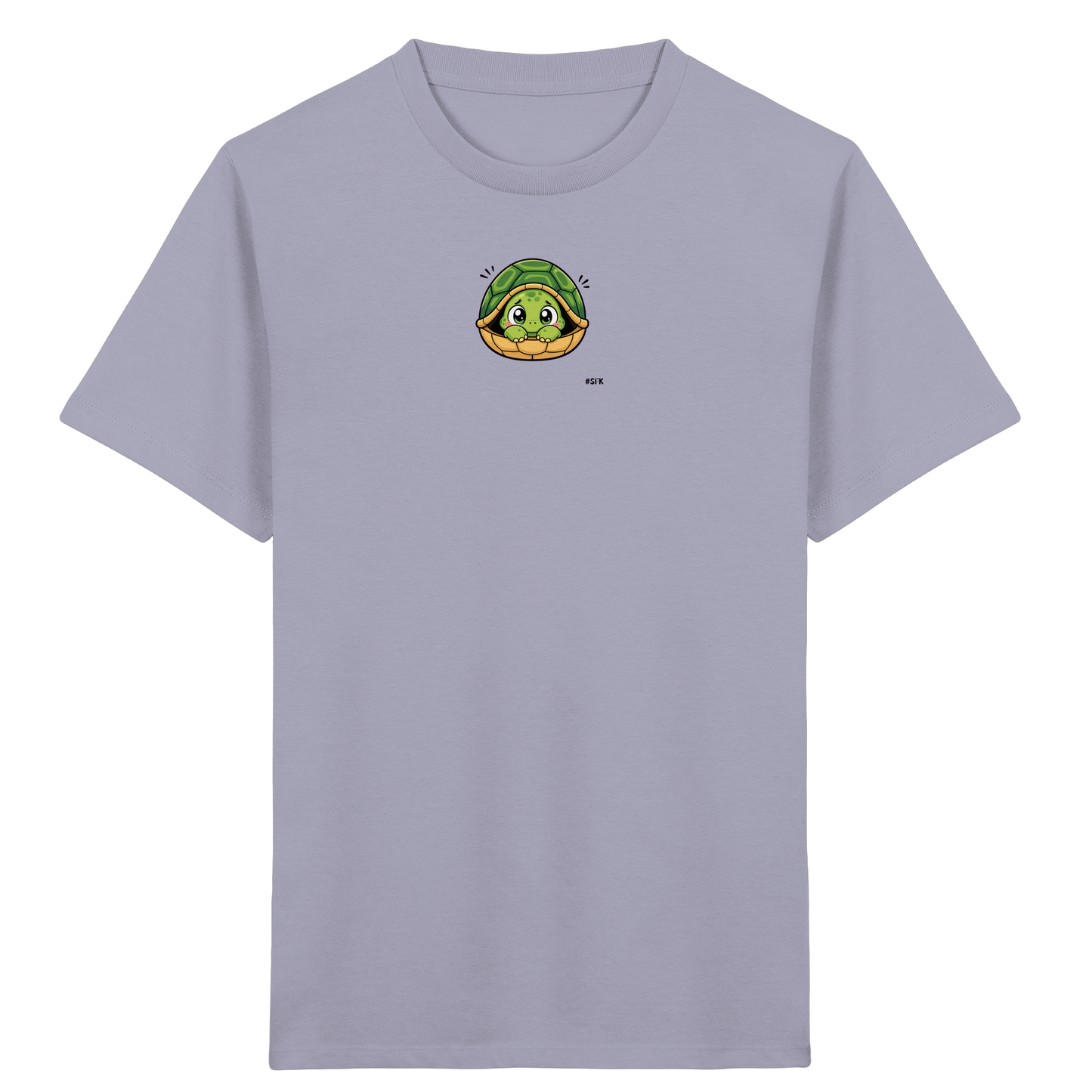 Schüchterne Schildkröte: Kuscheliges T-Shirt für Kinder - Kinder Bio T-Shirt