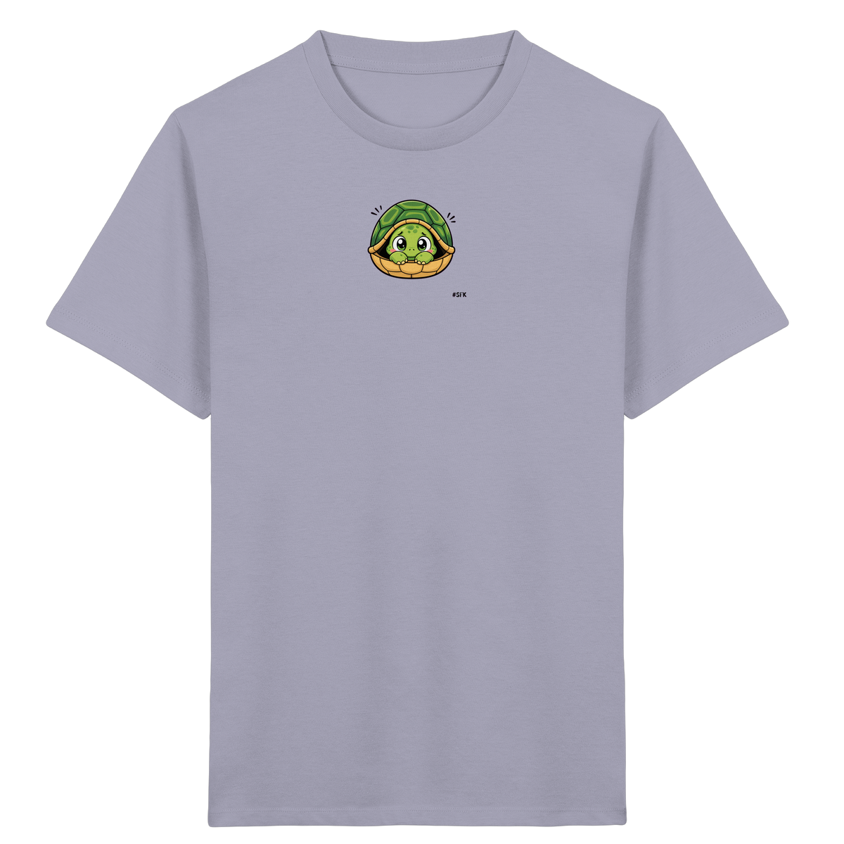 Schüchterne Schildkröte: Kuscheliges T-Shirt für Kinder - Kinder Bio T-Shirt