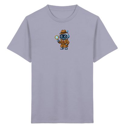 Pixel Detektiv Roboter T-Shirt für Kinder - Kinder T-Shirt