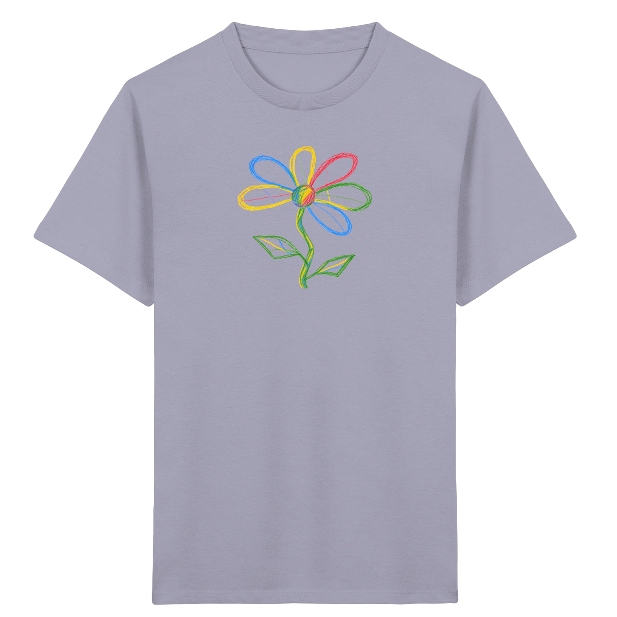 Bunte Punktblume Kinder T-Shirt - Kinder Bio T-Shirt