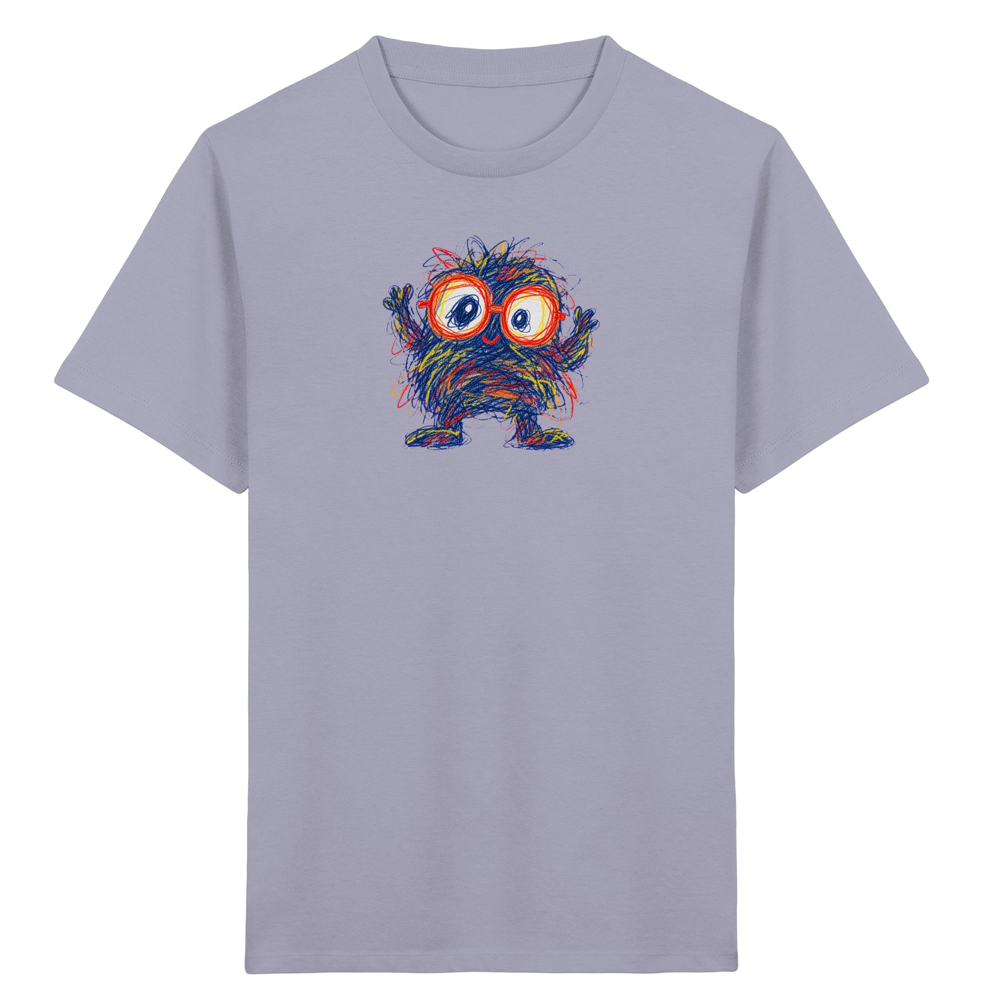 Brillenknäuel Kritzelmonster – Kinder T-Shirt