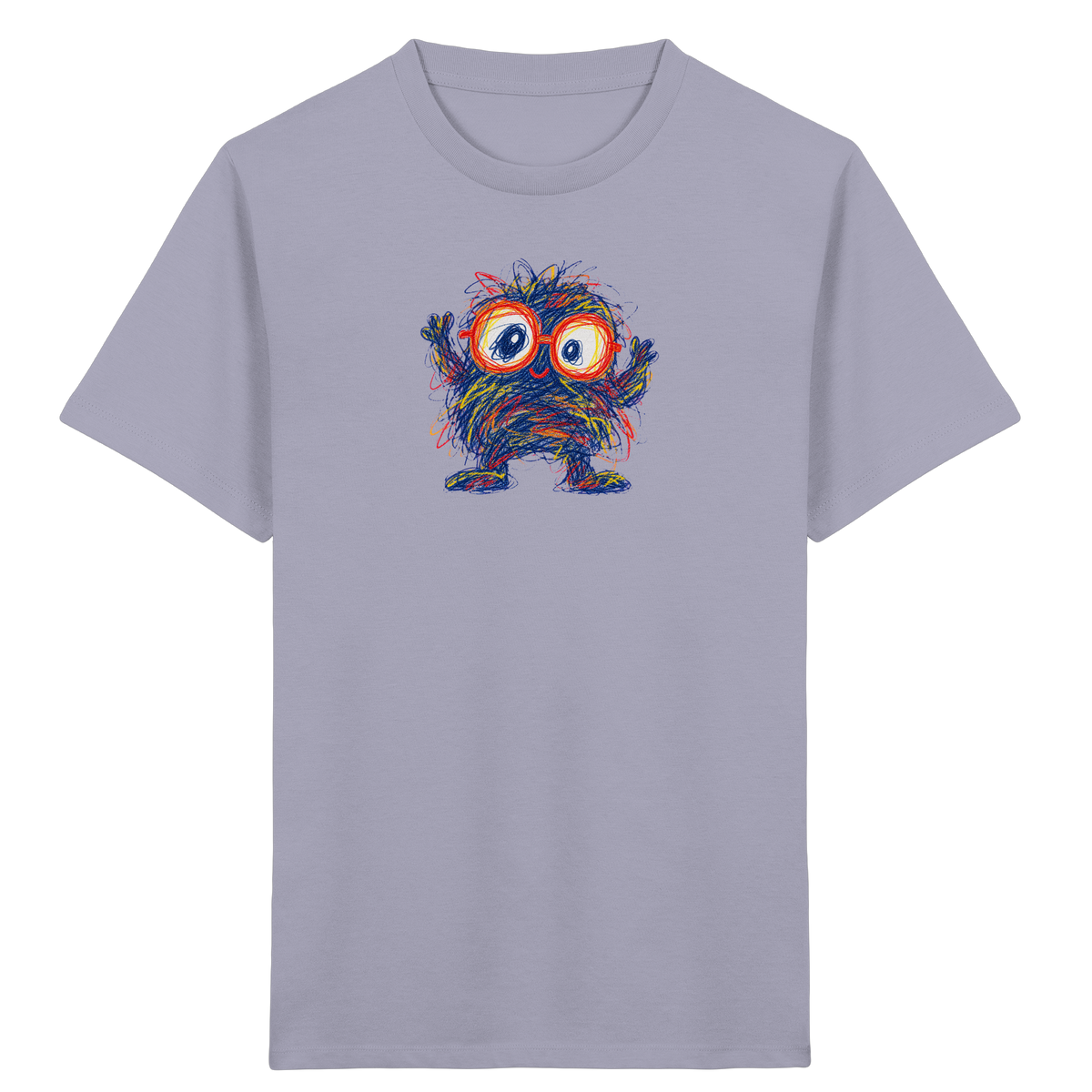 Brillenknäuel Kritzelmonster Shirt - Kinder Bio T-Shirt