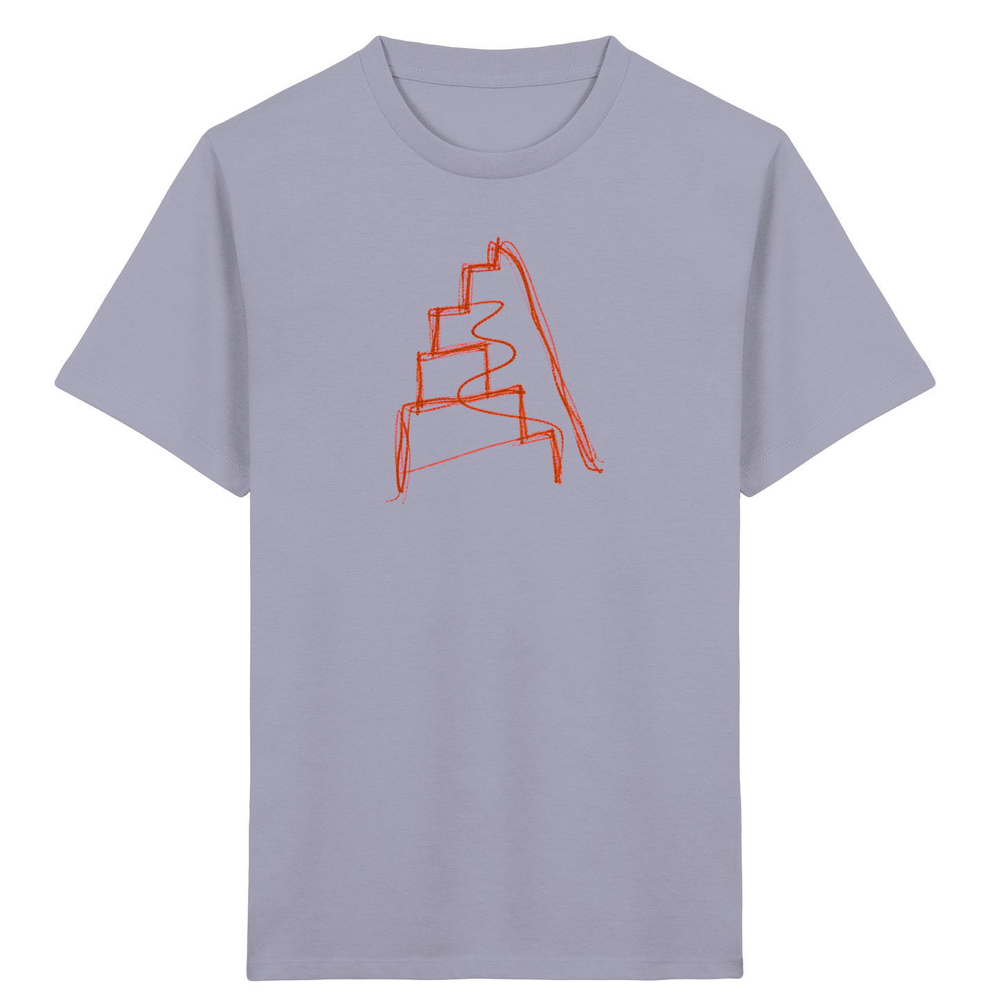 Rostbraune Wackeltreppe für Kinder - Kinder Bio T-Shirt