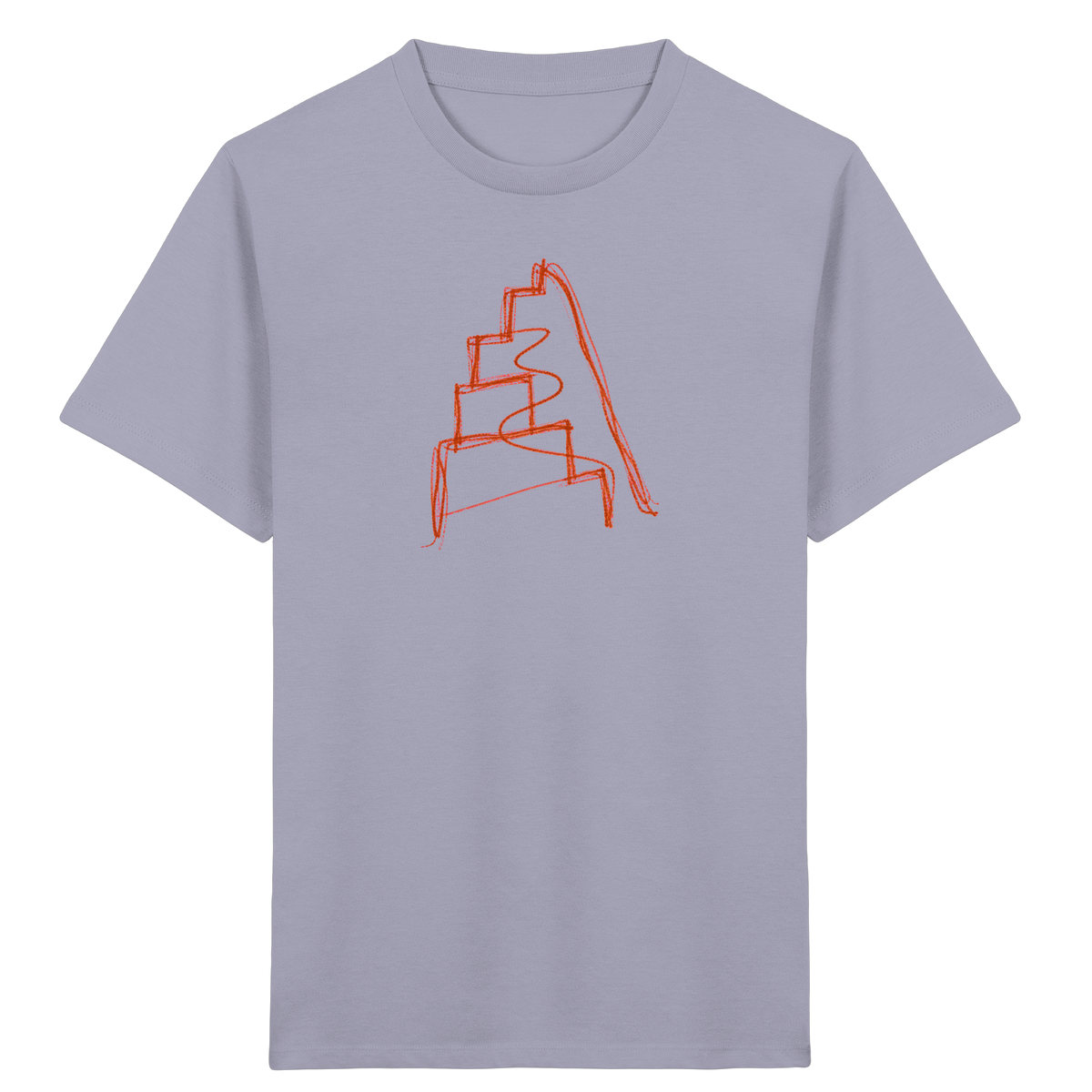 Rostbraune Wackeltreppe für Kinder - Kinder Bio T-Shirt