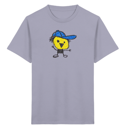 Kritzelkopf mit schiefer Mütze - Kinder Bio T-Shirt