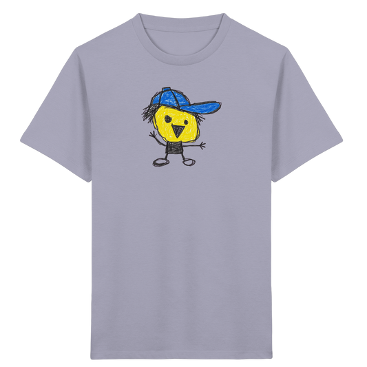 Kritzelkopf mit schiefer Mütze - Kinder Bio T-Shirt