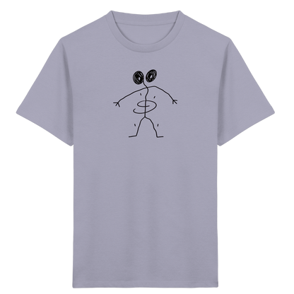 Spiraliger Linienfreund für Kinder - Kinder Bio T-Shirt