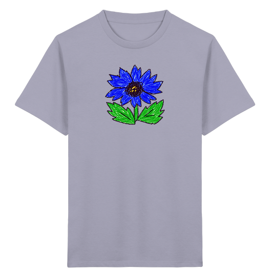 Kritzel Kornblume Kinder Shirt - Kinder Bio T-Shirt