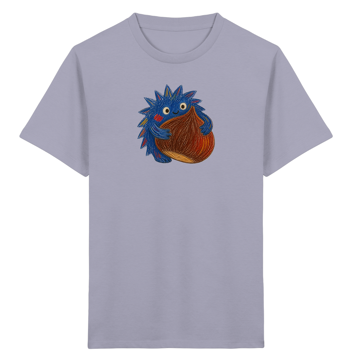 Kastanienknirps umarmt Kastanie - Kinder Bio T-Shirt