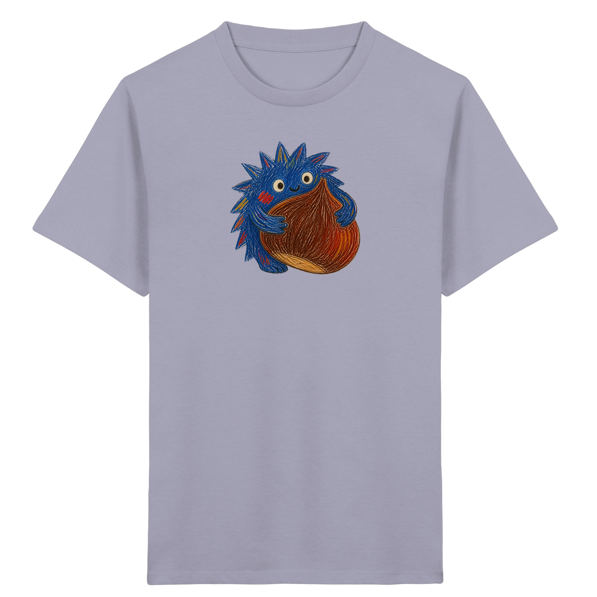 Kastanienknirps umarmt Kastanie - Kinder Bio T-Shirt