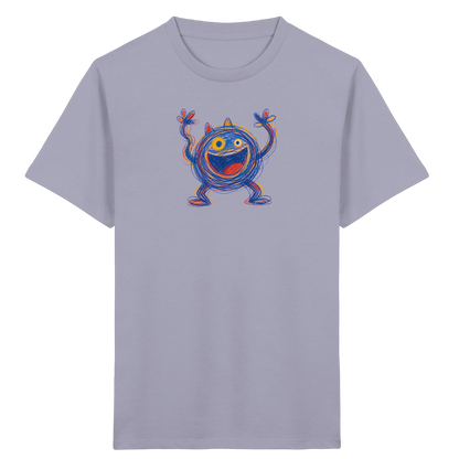 Fröhliches Wirbelmonster Shirt - Kinder Bio T-Shirt