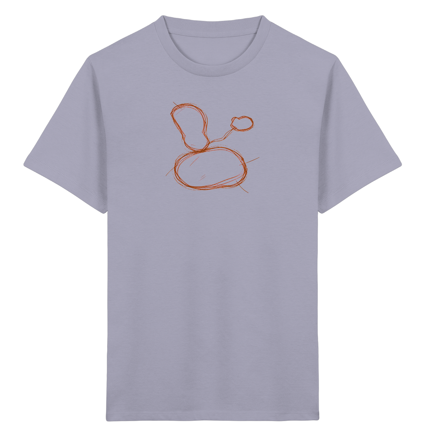 Kastanienbraune Formenfamilie Shirt - Kinder Bio T-Shirt