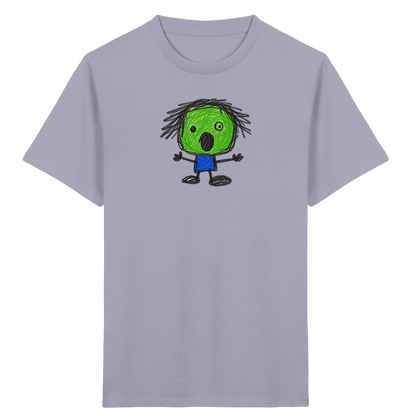 Kritzelkopf beim Staunen - Kinder Bio T-Shirt