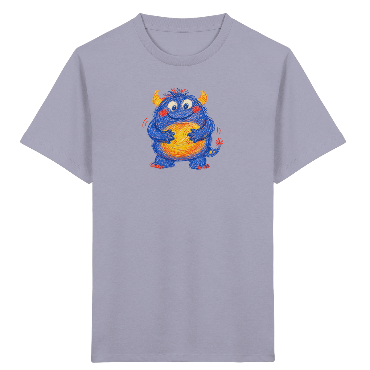 Bauchklopfer Monster Kinder Shirt - Kinder Bio T-Shirt