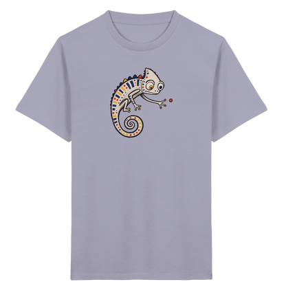 Verspieltes Chamäleon Kinder T-Shirt bunt - Kinder Bio T-Shirt