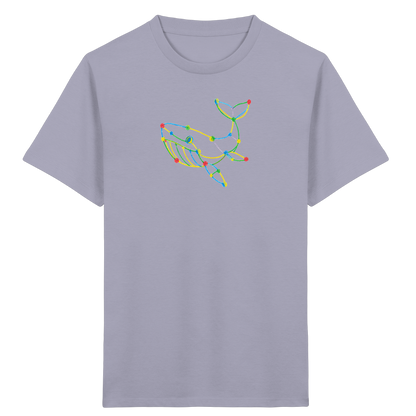 Farbpunkt Wal Kinder Motiv - Kinder Bio T-Shirt