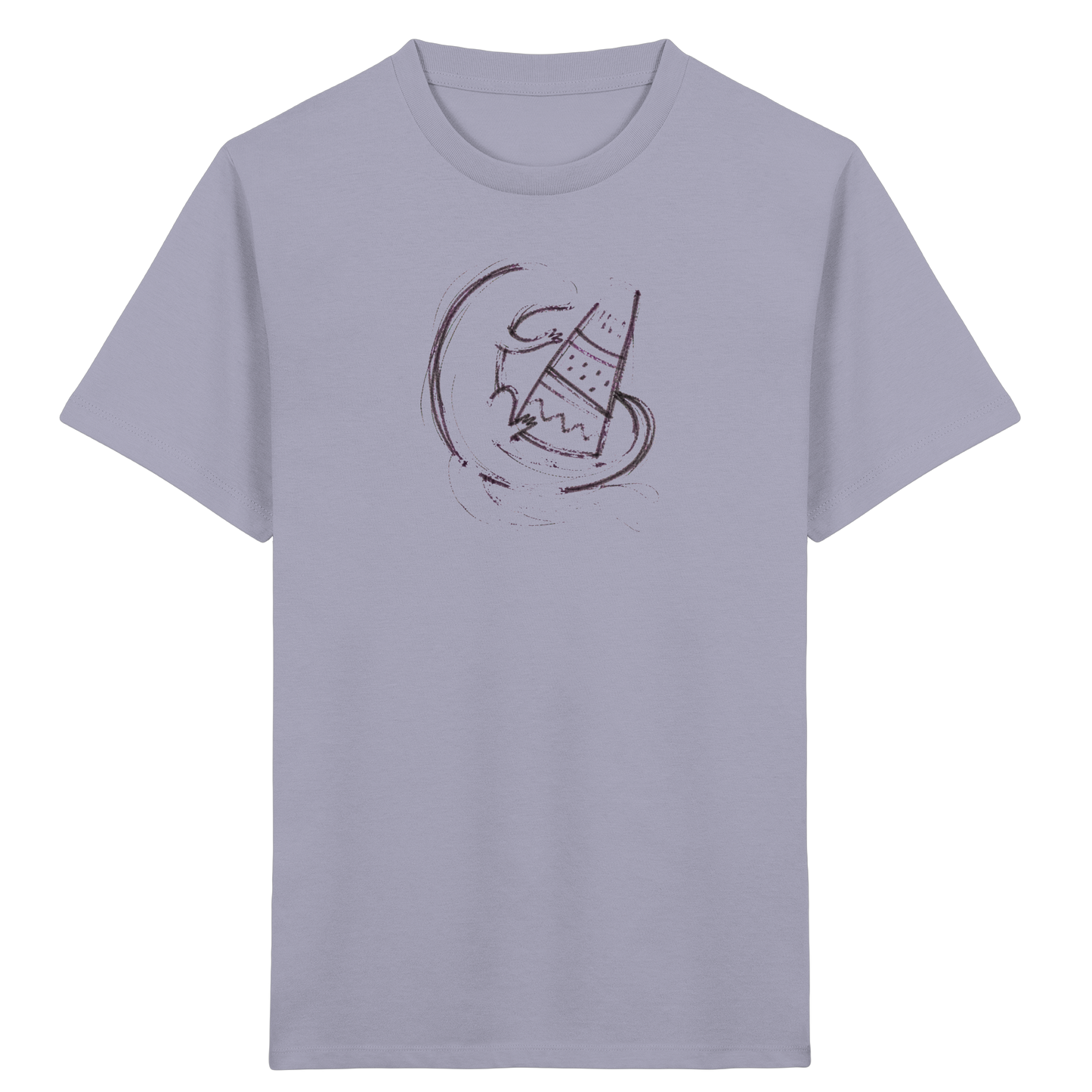 Otter mit grauer Schultüte - Kinder Bio T-Shirt