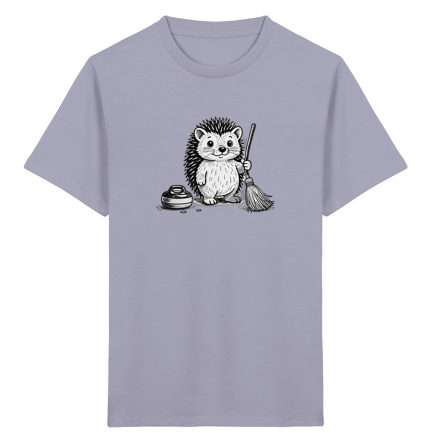 Igel beim Curling: Kinder T-Shirt - Kinder Bio T-Shirt